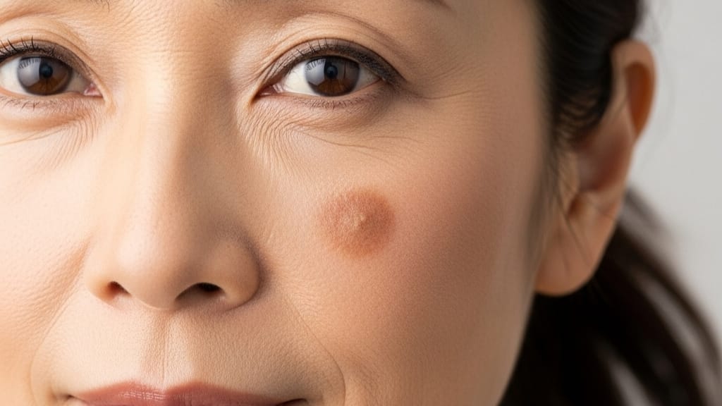 老人性色素斑（日光性黒子）の写真