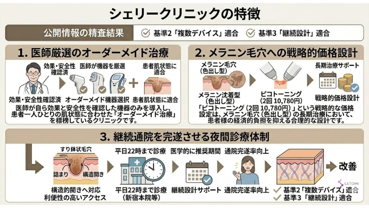 シェリークリニックの特徴