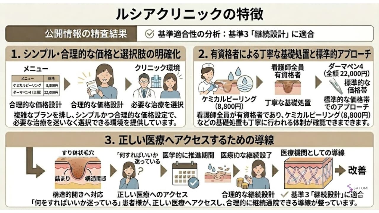 ルシアクリニックの特徴